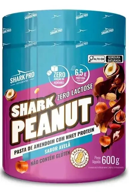 pasta de amendoim shark pro 